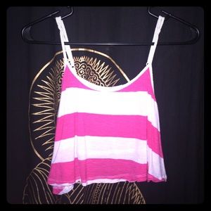Striped crop top