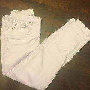 Lavender skinny jeans