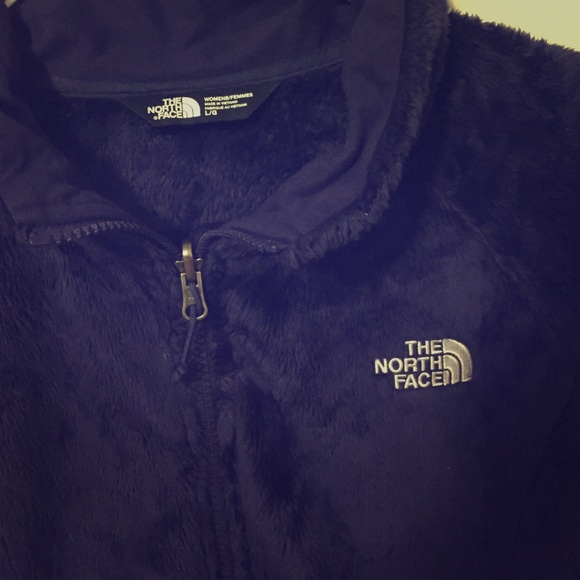 SOLD ON MRC! authentic plush purple north face
