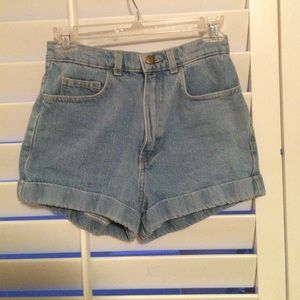 American Apparel high wasted shorts