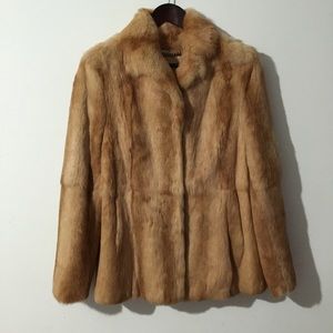 Beautiful light weight rabbit fur jacket