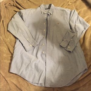Oxford Ralph Lauren Polo Shirt. Button up