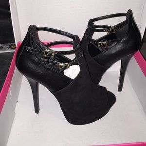 Black high heels