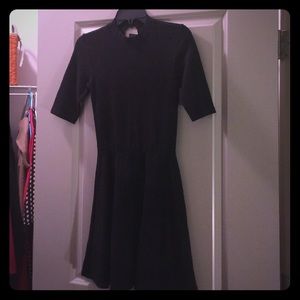 NWT Sz 4 Topshop Black Mock Turtleneck Dress