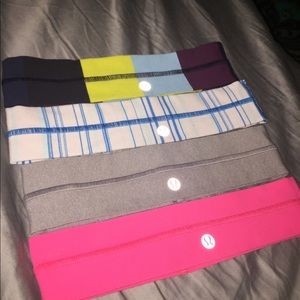4 Lululemon headbands