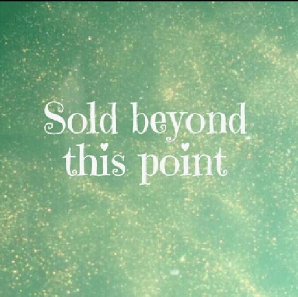 Items are sold beyond this point