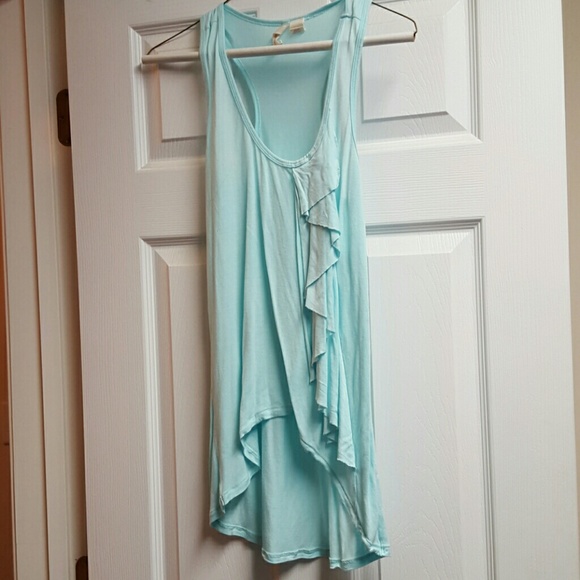 Baby blue soft tank .