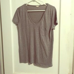 Grey vneck