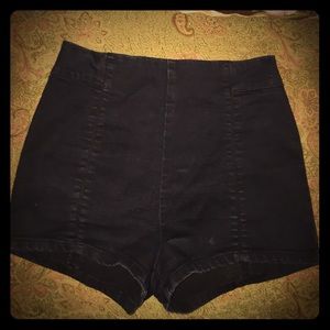 Black high waisted jeans