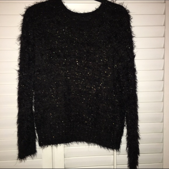 Gold and Black Shimmer Sweater