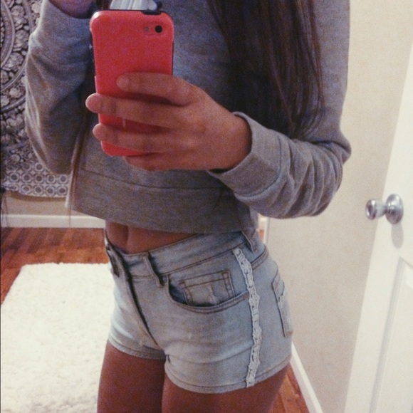 High waisted shorts