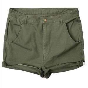 Captain Wilde shorts in khaki one teaspoon cut offs