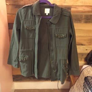 Army green jacket