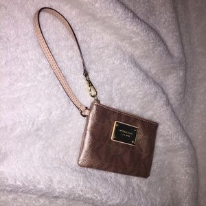 Michael Kors Rose Gold Wristlet