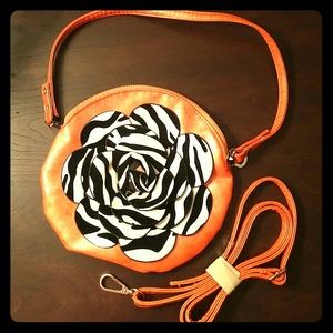 LAST CHANCE🎉Bright! Orange flower purse
