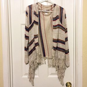 Boho open sweater