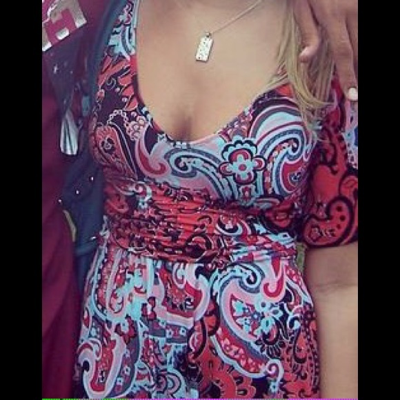 Boho bright flow dress XOXO - Picture 1 of 3