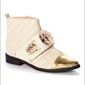 Red Kiss Simply Goddess Ankle Boot