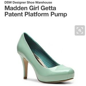 Madden Girl Mint Green Pumps