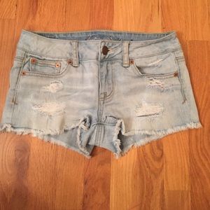 Denim shorts