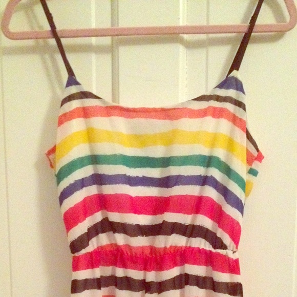 Rainbow bright striped dress - Picture 1 of 3