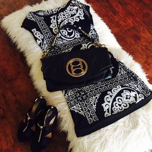 White House Black Market Mini Dress Sz S