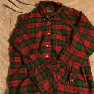 Men's Red Head button up shirt size M