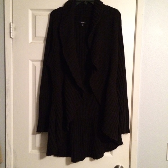 Long Black Cardigan