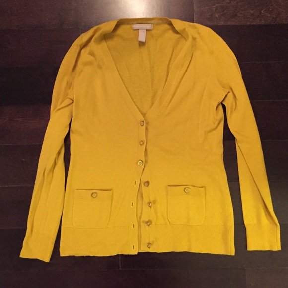 Banana Republic Sweaters - Mustard Yellow cardigan