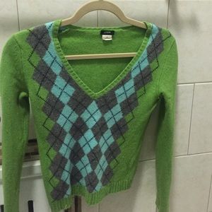 J crew sweater argyle