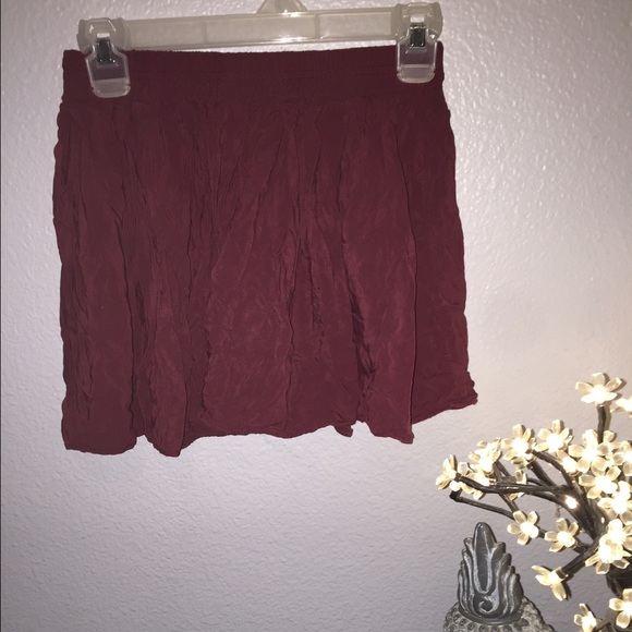 Maroon skirt
