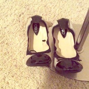 Black and Cream Cato Shoes