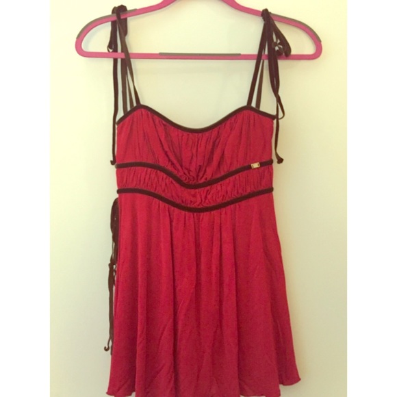 Miss Sixty Velvet & Viscose Top