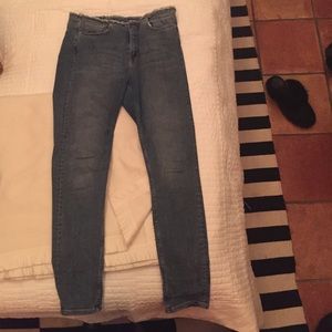 Skinny frayed waistband all Saint jeans