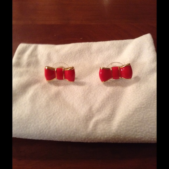 kate spade Jewelry - Kate Spade Post Bow Earrings