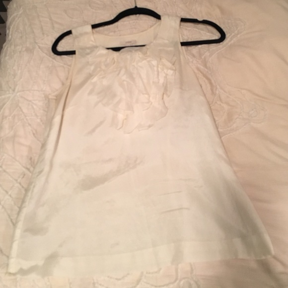 Cream J Crew blouse