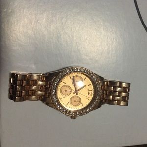 Faux Gold Watch