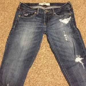 Hollister Lightly Ripped Skinny Jeans