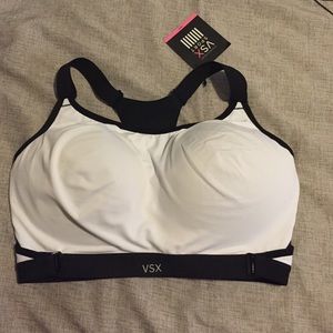 White Victoria secret sports bra