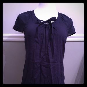 🎉 Merona navy bow shirt