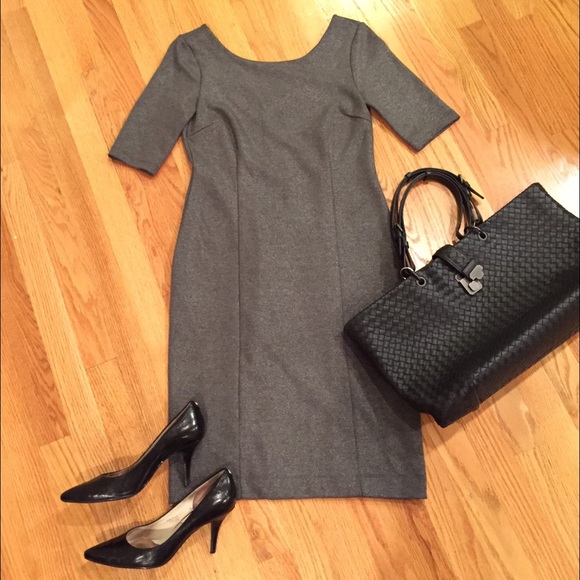 Banana Republic Grey Shimmer Dress