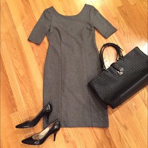 Banana Republic Grey Shimmer Dress