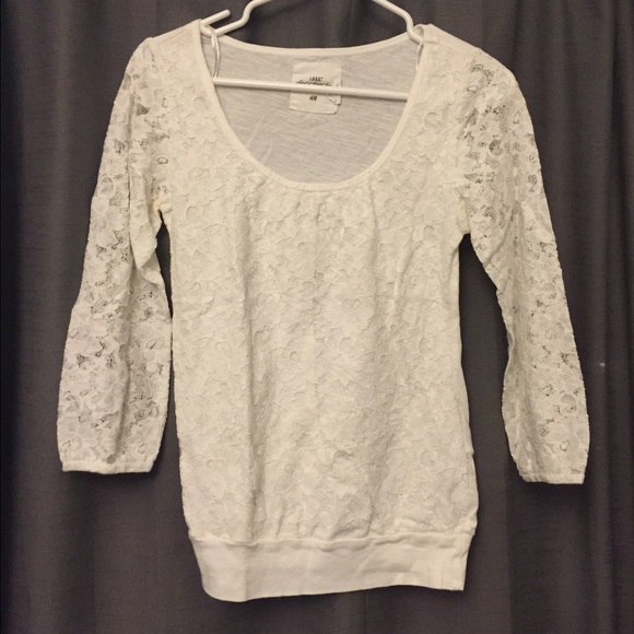 white lace blouse