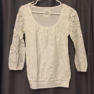 white lace blouse