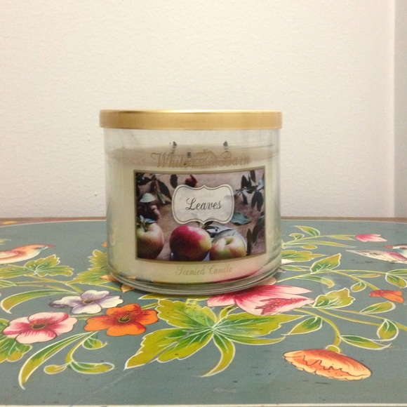 Never Used:  "Leaves" Scented Candle