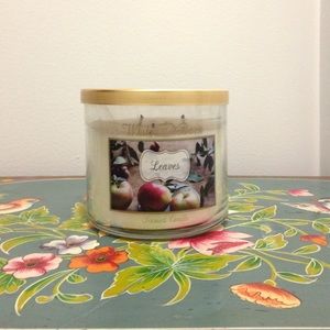 Never Used:  "Leaves" Scented Candle