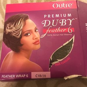 Selling Outre Premium Duby Feather Wrap 6"