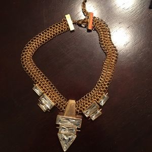 Vince Camuto gold statement necklace