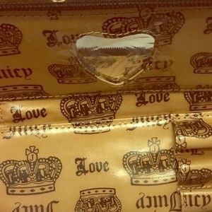 Juicy couture makeup bag