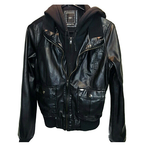 Obey Jealous Lovers Leather Jacket